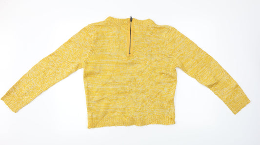 Peacocks Womens Yellow Pullover Jumper Size M