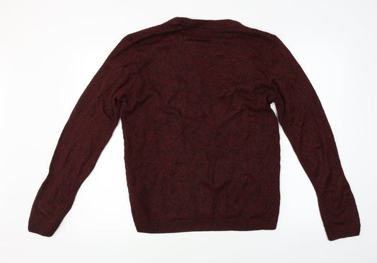 ASOS Mens Red Pullover Jumper Size S