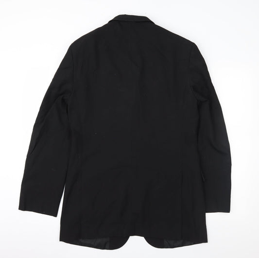 Marks and Spencer Mens Black Jacket Suit Jacket Size 38