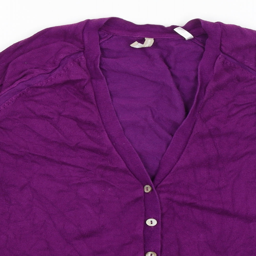 Anthology Womens Pink Cardigan Jumper Size 10