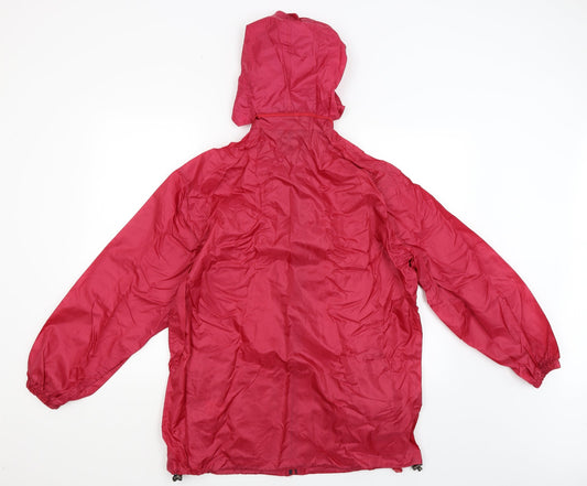 Granite Womens Red Rain Coat Coat Size 12