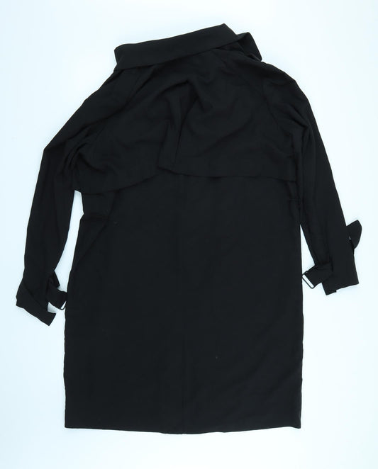 H&M Womens Black Jacket Coatigan Size 6