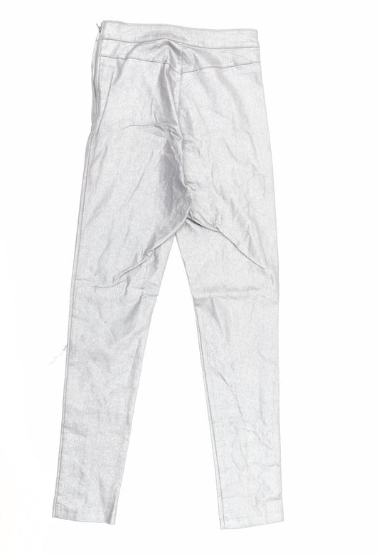 Preworn Womens Silver Jegging Jeans Size S L30 in