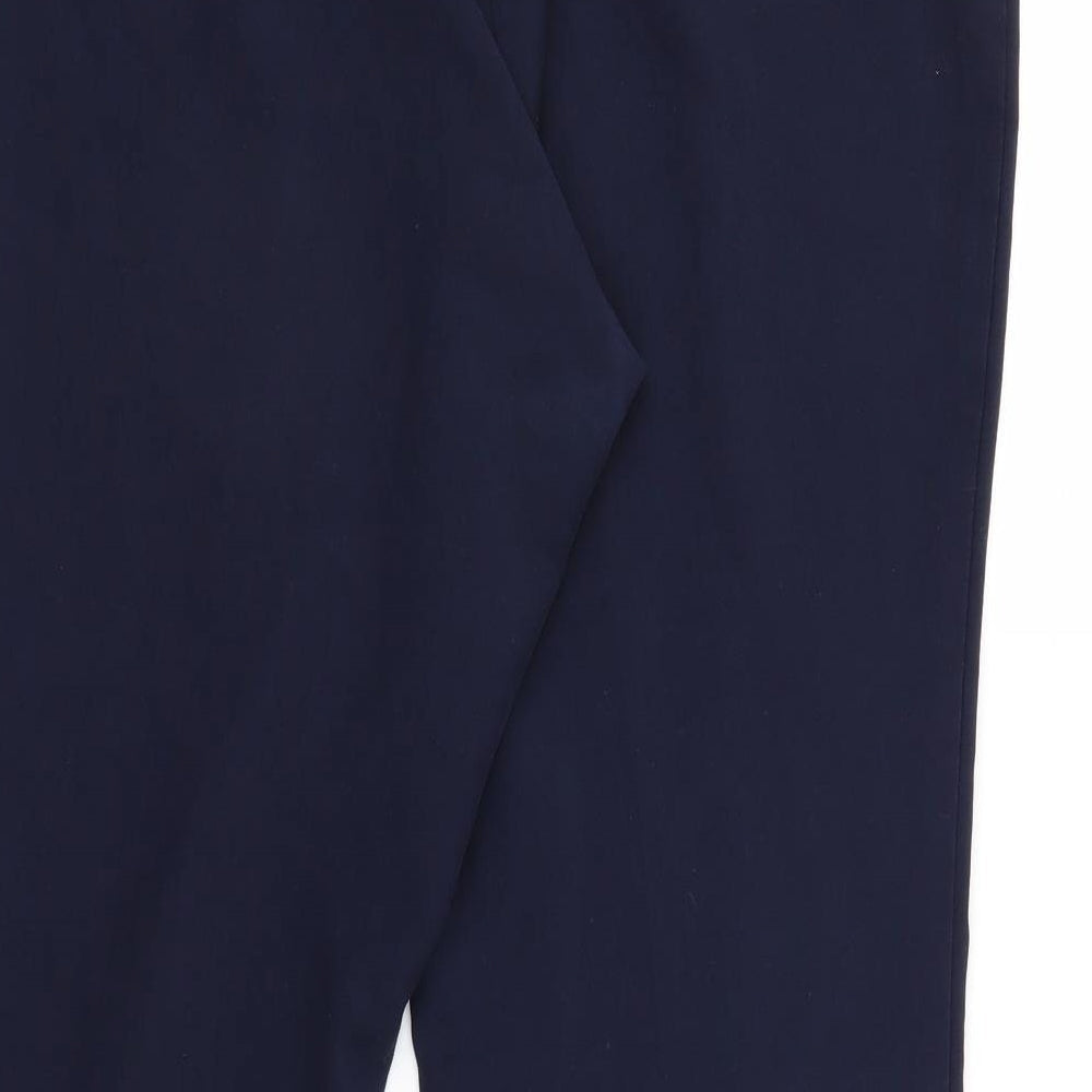 BM collection Womens Blue Trousers Size 16 L26 in