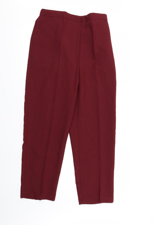 NSF Womens Red Trousers Size 16 L27 in