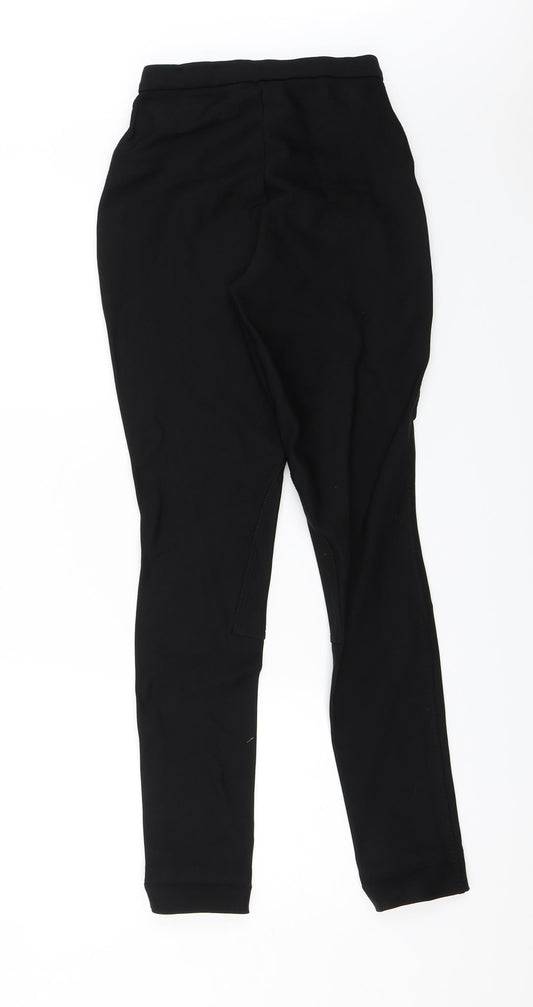 Phoenix Womens Black Windbreaker Leggings Size 4 L29 in