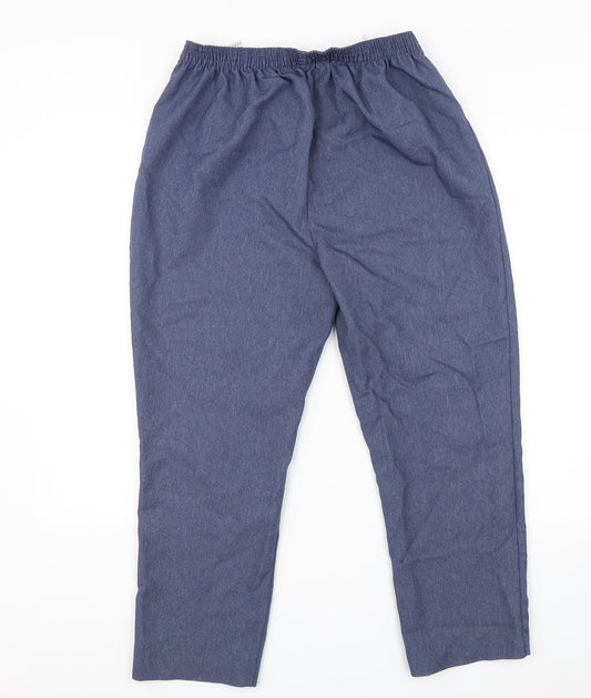 Berkertex Womens Blue Chino Trousers Size 14 L23 in
