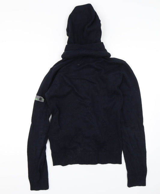 Gio-Goi Womens Blue Pullover Hoodie Size S