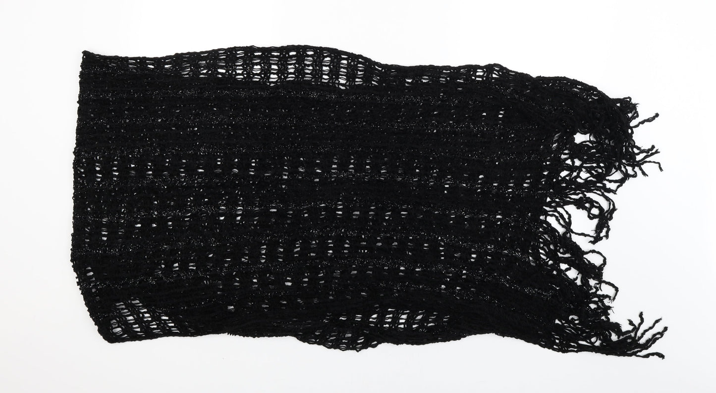 Preworn Womens Black Shawl/Wrap