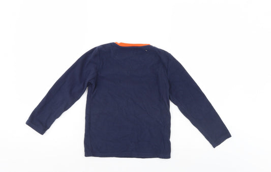 Rebel Boys Blue Pyjama Top Size 6-7 Years