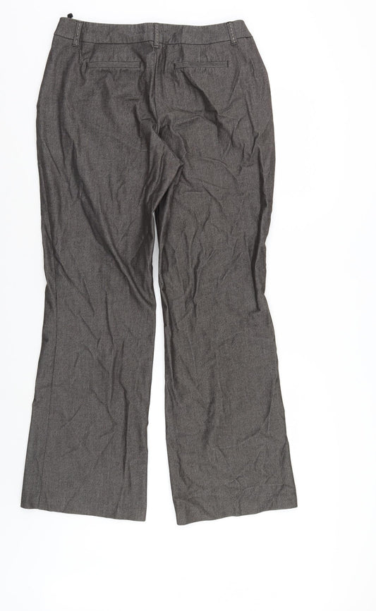 Marks and Spencer Womens Brown Trousers Size 12 L30 in