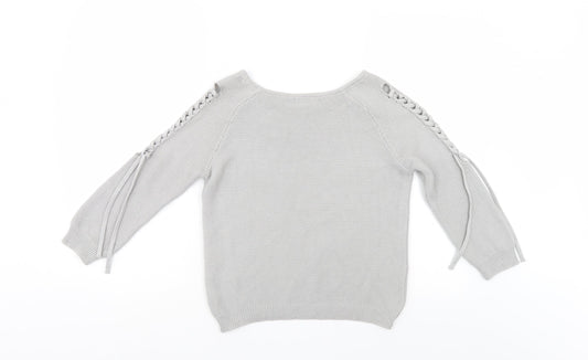 Select Womens Grey Pullover Jumper Size 12