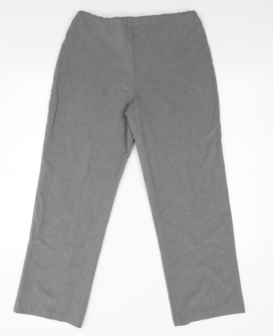 Epilogue Womens Grey Trousers Size 12 L28 in