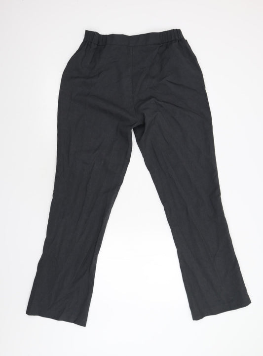 Damart Womens Grey Trousers Size 14 L31 in