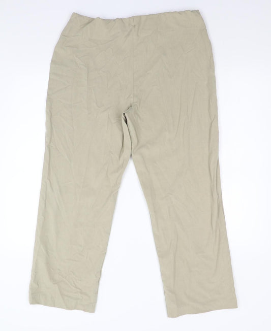 Autonomy Womens Beige Trousers Size 16 L26 in