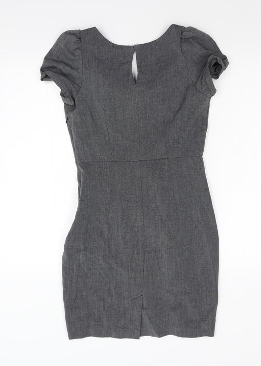 Miss Selfridge Womens Grey Shift Size 10