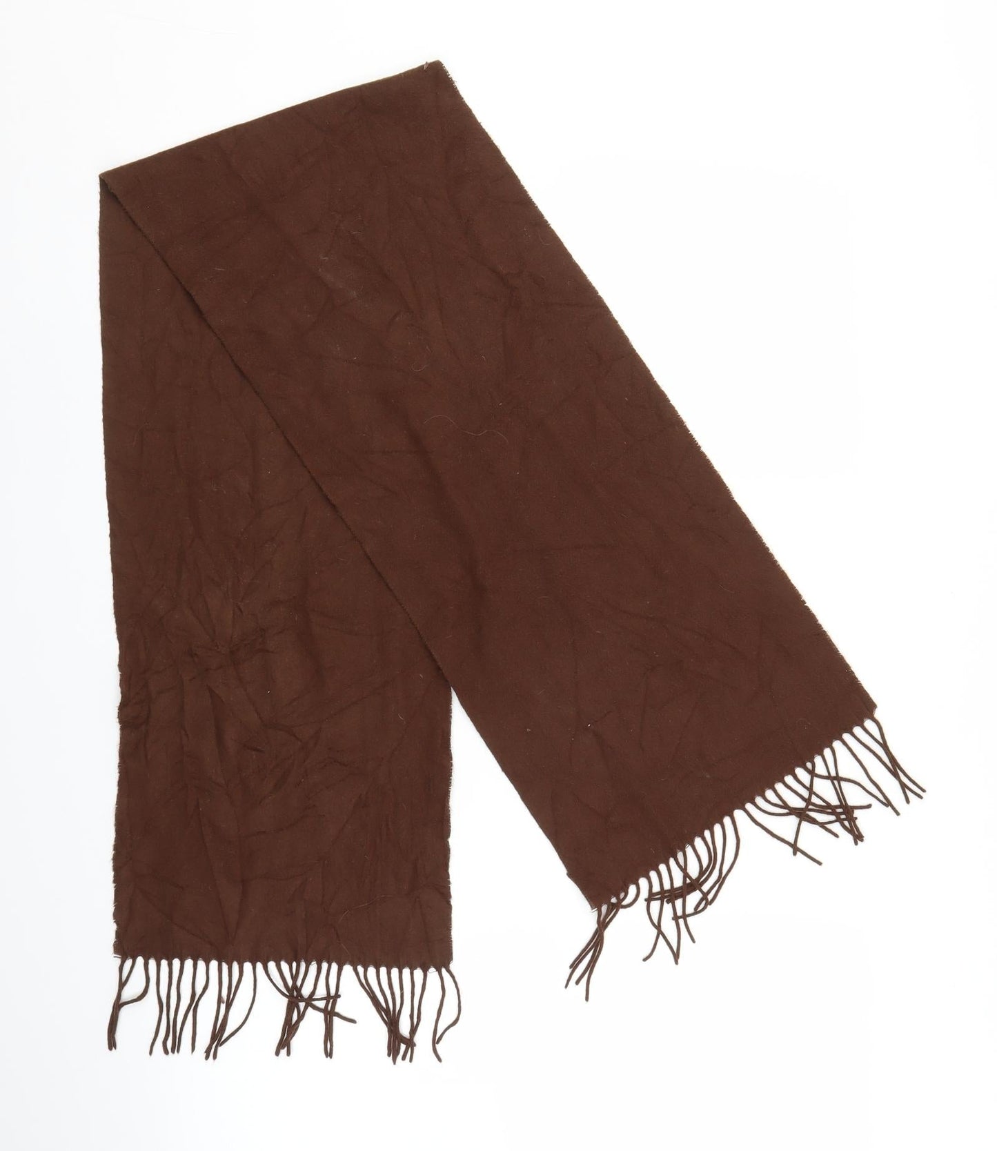 Preworn Unisex Brown Scarf