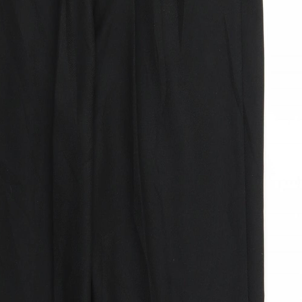 Marks and Spencer Womens Black Trousers Size 10 L25 in