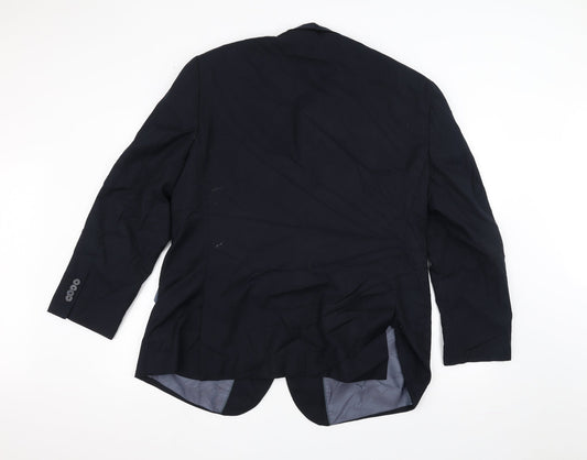 F&F Mens Blue Jacket Suit Jacket Size 38