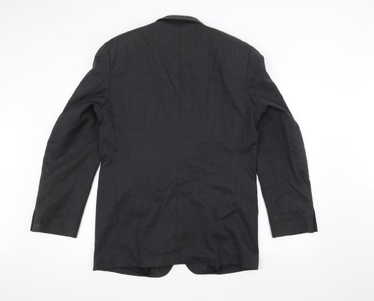 Burton Mens Grey Jacket Suit Jacket Size 38