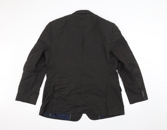 Marks and Spencer Mens Black Jacket Suit Jacket Size 42