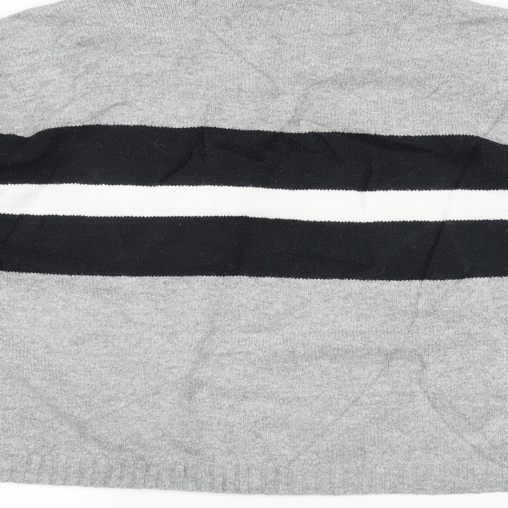 Hollister Womens Grey Knit Pullover Jumper Size S