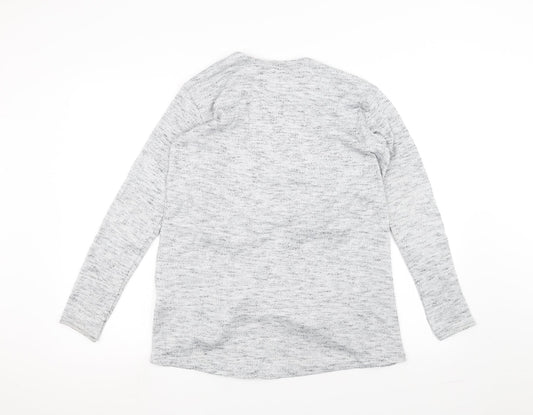 H&M Girls Grey Jacket Coatigan Size 14 Years