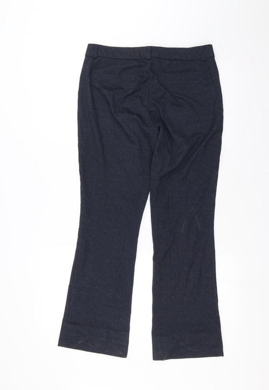 NEXT Womens Blue Trousers Size 10 L25 in