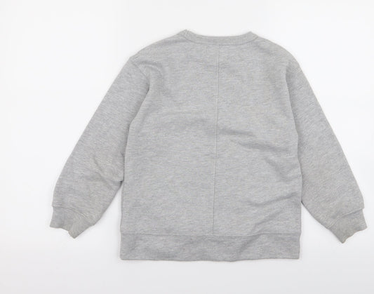 Zara Womens Grey Pullover Jumper Size 8 - travel