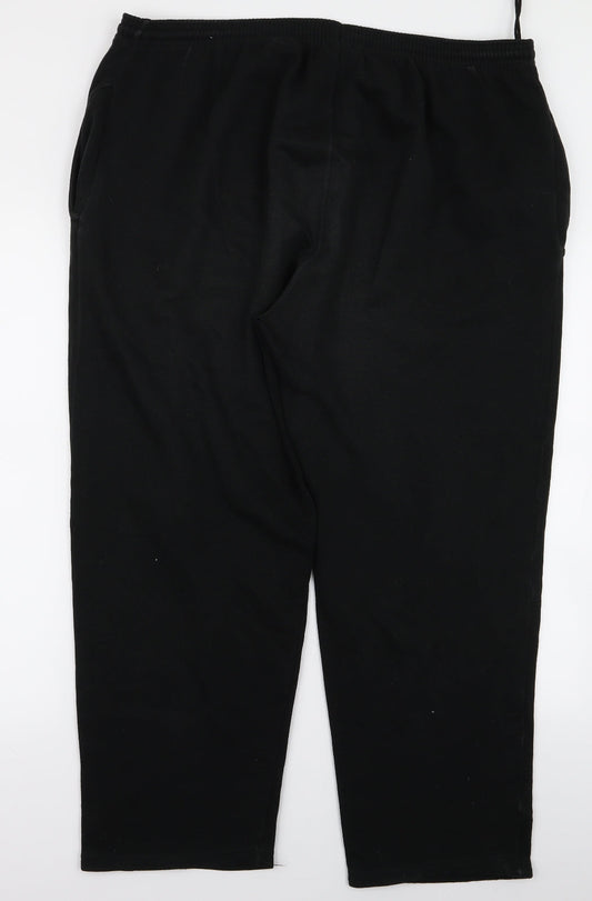 Preworn Mens Black Trousers Size L L23 in