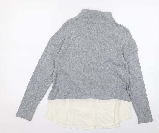 New Look Womens Grey Pullover Jumper Size 12