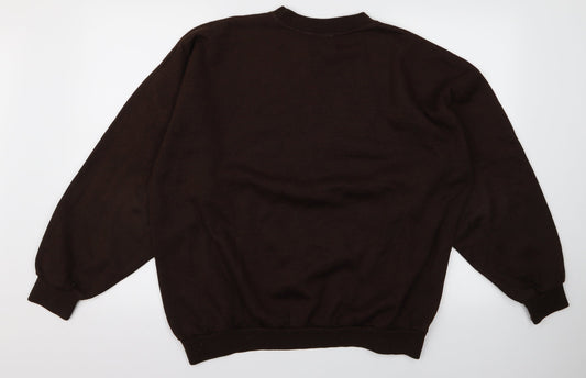 Nelson Ashby Womens Brown Pullover Jumper Size L