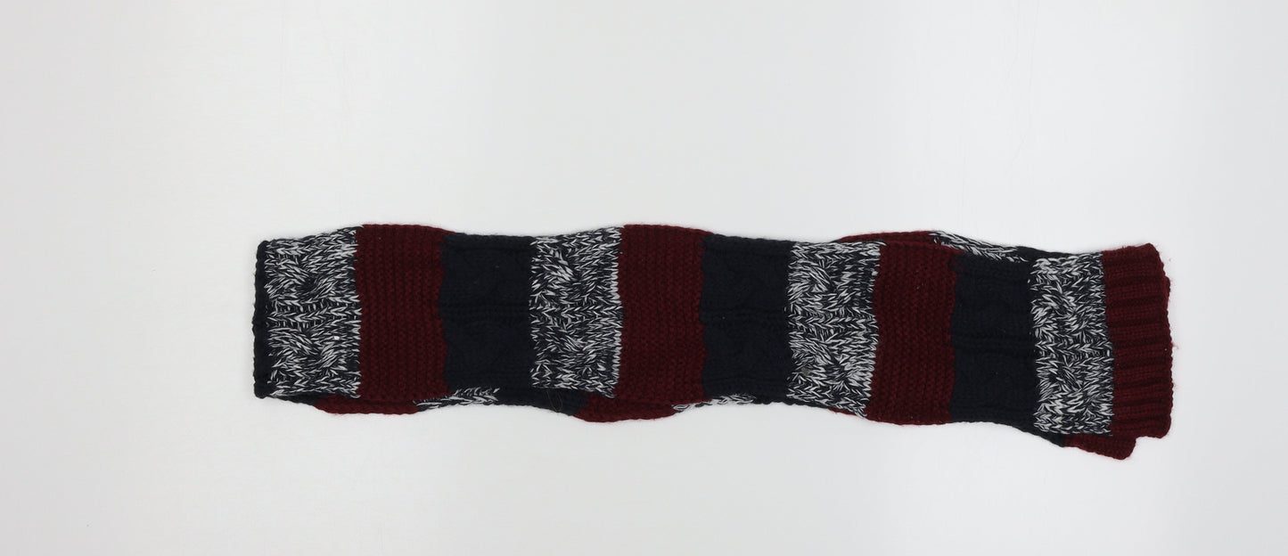 Primark Mens Multicoloured Striped Scarf Size Regular