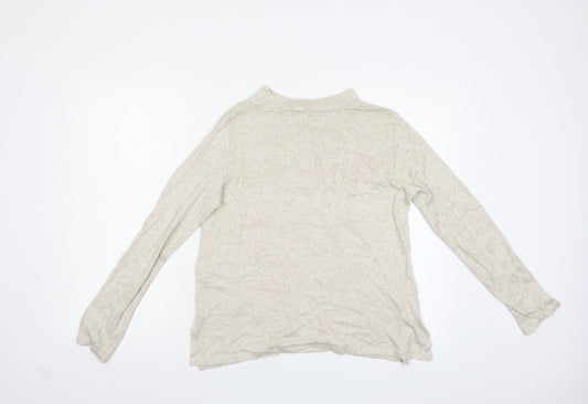 H&M Womens Beige Pullover Jumper Size XS