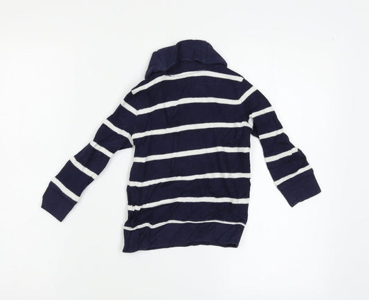 Gap Boys Blue Striped Pullover Jumper Size 2 Years