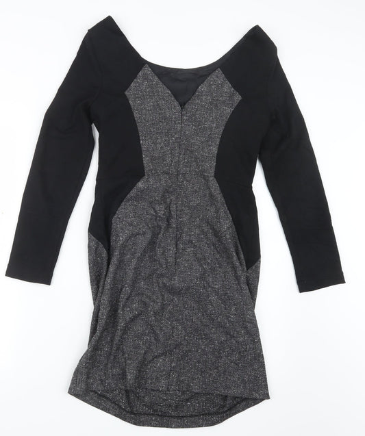 River Island Womens Grey Shirt Dress Size 12