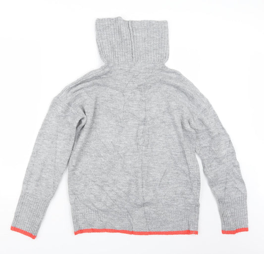 NEXT Womens Grey Knit Pullover Jumper Size S