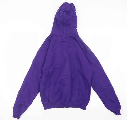 Gildan Boys Purple Pullover Hoodie Size XL - Cadbury