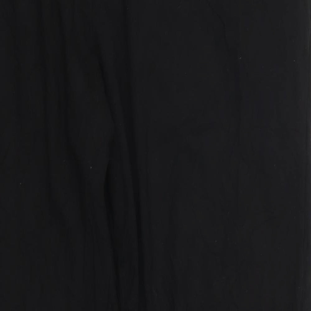 Preworn Womens Black Trousers Size 35 in L29 in