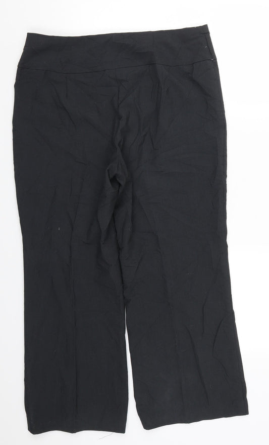 Marks and Spencer Womens Green Trousers Size 14 L25 in
