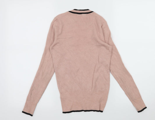 Marks and Spencer Womens Pink Knit Pullover Jumper Size 8