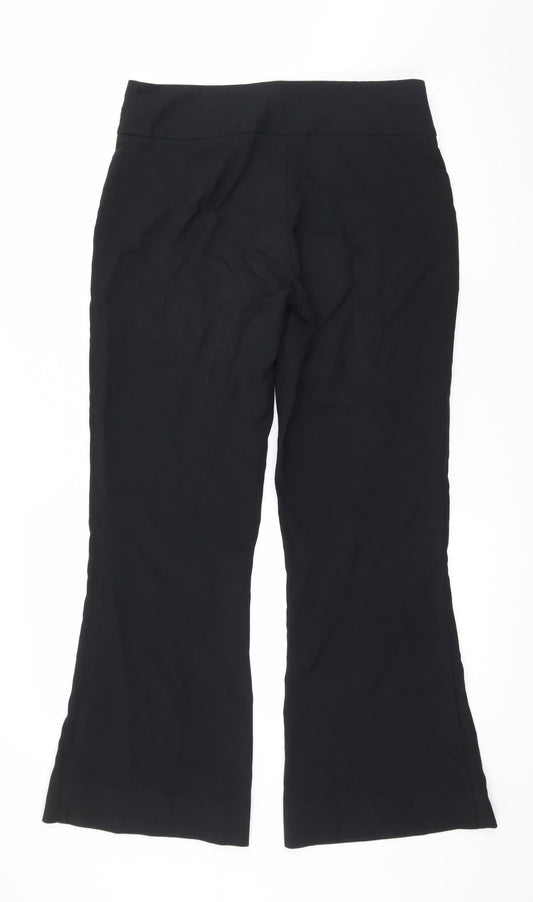 Inline Womens Black Trousers Size 10 L28 in