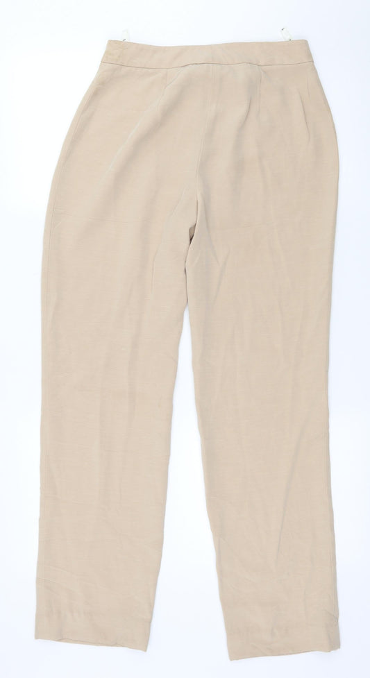 Tia Womens Beige Trousers Size 28 in L29 in