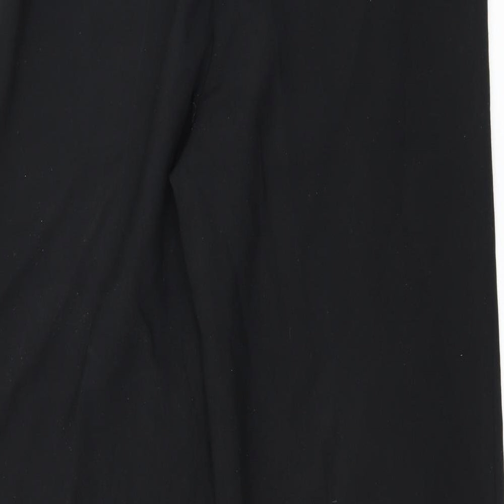 Marks and Spencer Womens Black Trousers Size 12 L25 in