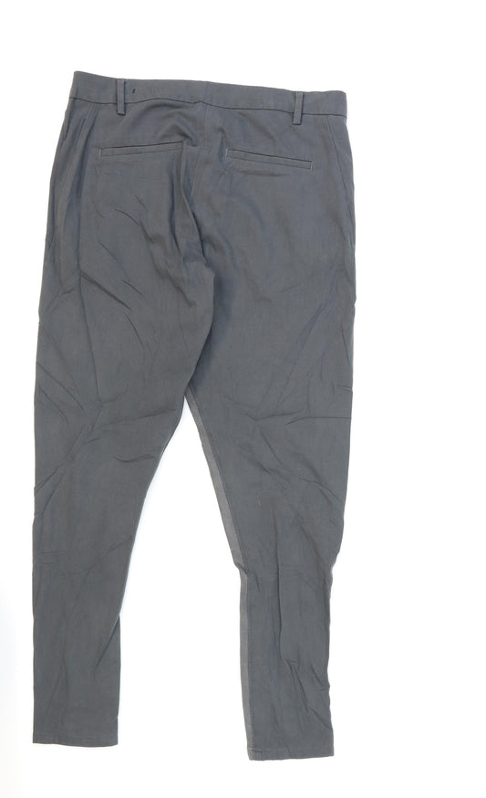 Angie Womens Grey Trousers Size 29 in L28 in