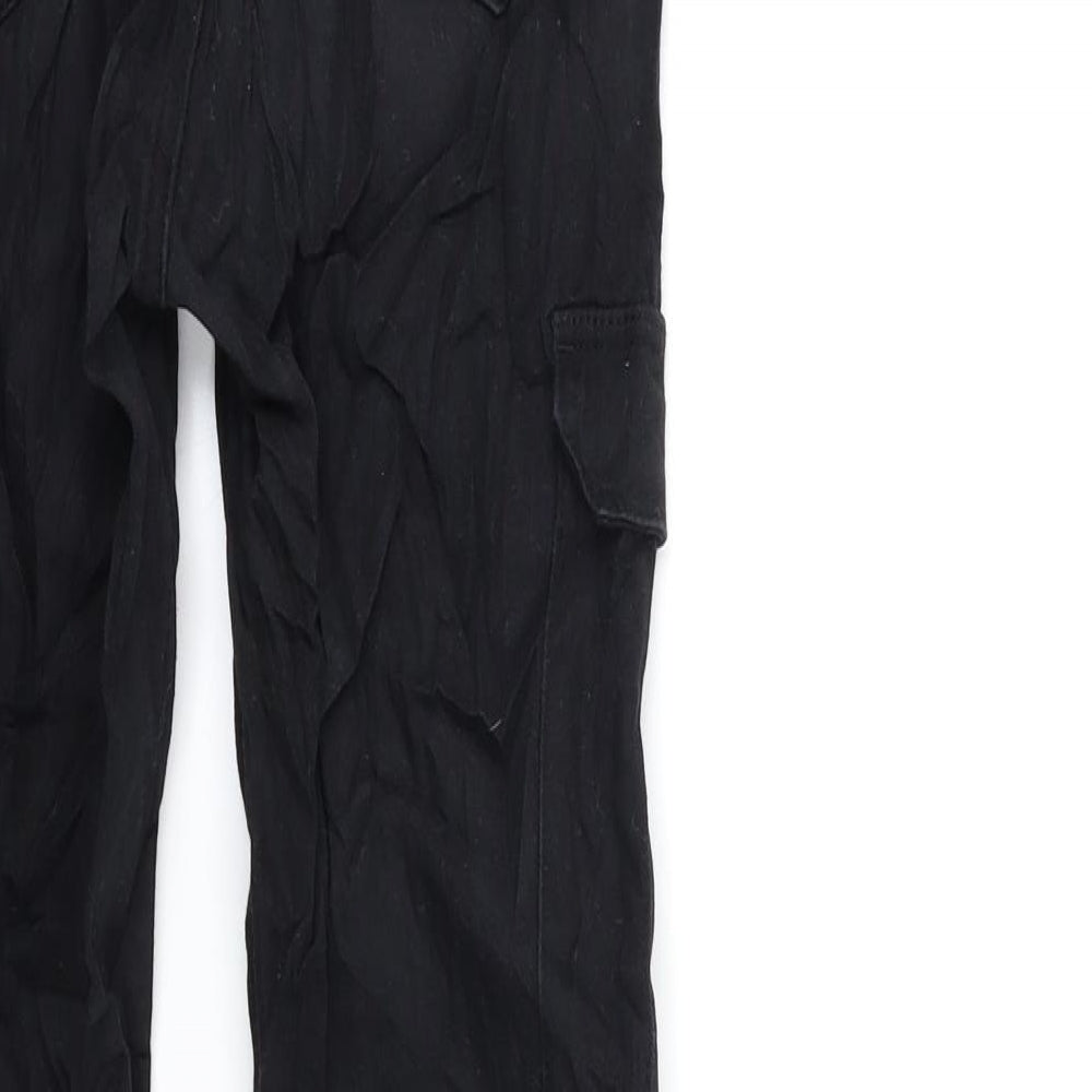 H&M Womens Black Denim Skinny Jeans Size 6 L29 in