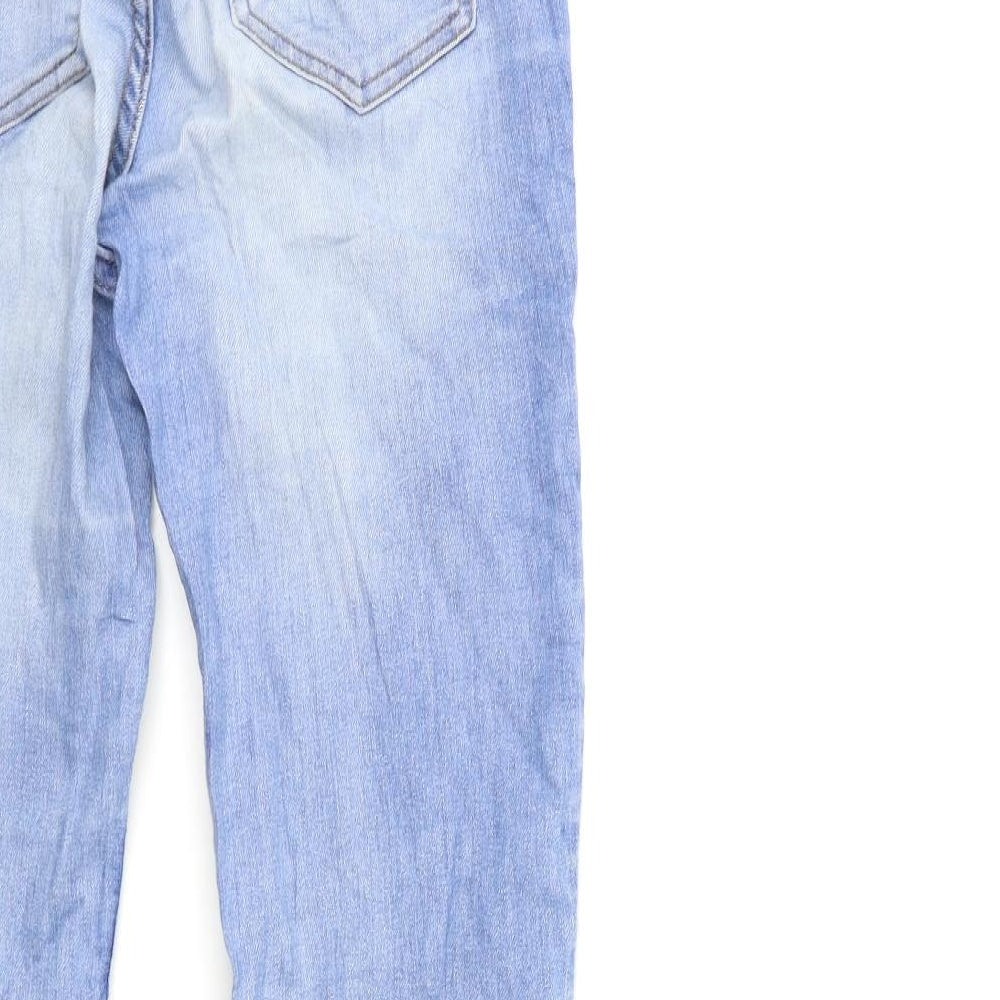 H&M Womens Blue Denim Skinny Jeans Size 8 L30 in