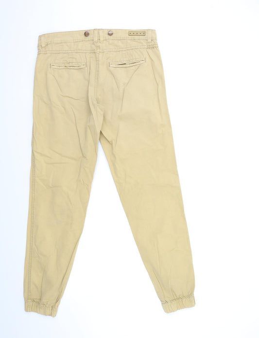 Crafted Womens Beige Chino Trousers Size 10 L30 in