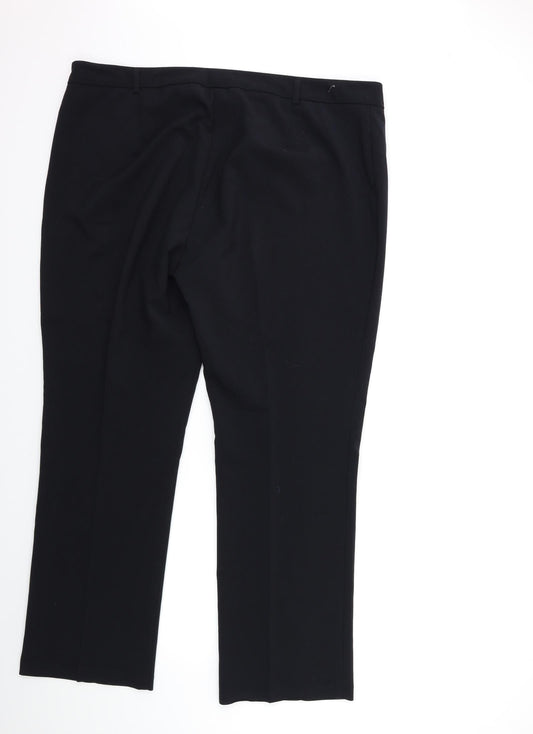 Marks and Spencer Womens Blue Trousers Size 40 in L31 in