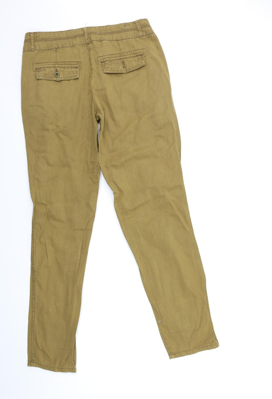 New Look Womens Green Denim Skinny Jeans Size 10 L30 in